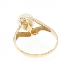 Nhẫn ngọc trai Akoya K18YG 7.8mm - Hàng hiệu Authentic 852472