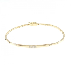 K18YG Vòng tay kim cương 0.16CT - Hàng hiệu Chính hãng 872705