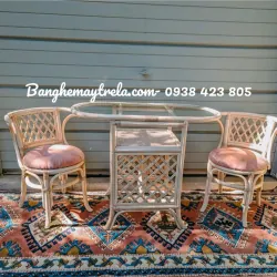 Bàn ghế mây uống trà 759436