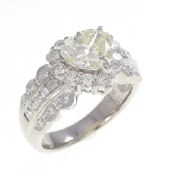 Nhẫn kim cương hình trái tim PT900 1.028CT - Hàng hiệu Chính hãng