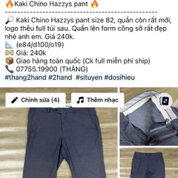🔥Kaki Chino Hazzys pant 🔥 517245