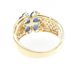 Nhẫn Sapphire Hoa K18YG 2.29CT - Hàng hiệu Chính hãng 849921