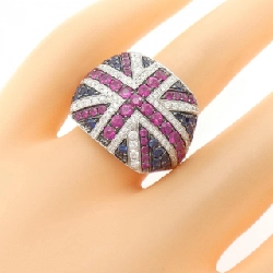 Nhẫn đá màu K18WG/K18BG 666963