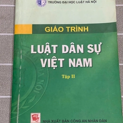 GIÁO TRÌNH LUẬT DÂN SỰ VIỆT NAM  TẬP 2
