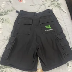 Quần short Cargo Thời Trang Nam Balenciaga size L màu đen 931911