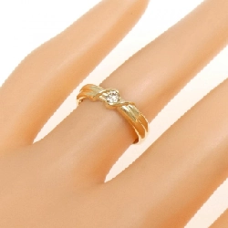 Nhẫn kim cương K18YG 0.09CT 667161