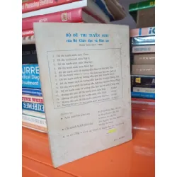 Đề thi tuyển sinh vào các trường đại, cao đẳng và trung học chuyên nghiệp môn Toán - Bộ giáo dục và đào tạo