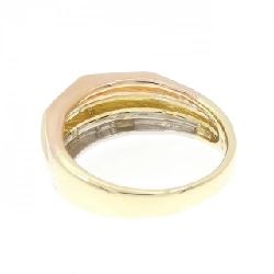 Nhẫn kim cương K18YG/PT900/K18PG 0.14CT 669026