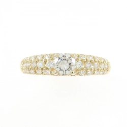 Nhẫn kim cương K18YG 0.297CT G VVS2 VG - Hàng hiệu chính hãng 874006