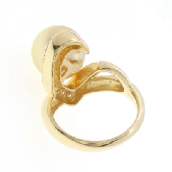 Nhẫn ngọc trai trắng K18YG 11.5mm - Hàng hiệu Authentic 852527