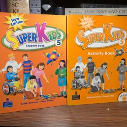 Trọn bộ SuperKids 5 New Edition (2 sách Student Book + Activity Book + CD)