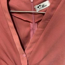 Pass Váy thiết kế MAU boutique cổ V nhún eo – tôn dáng, sang xinh nhẹ nhàng  476855