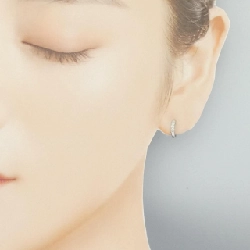 K14WG Bông tai kim cương ba viên 0.12CT - Hàng hiệu Chính hãng 874040