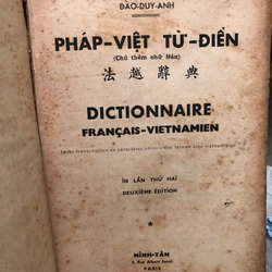 PHÁP VIỆT TỪ ĐIỂN - Đào Duy Anh 478986