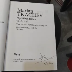 Marian Tkachev người bạn tài hoa và chí tình  1002579