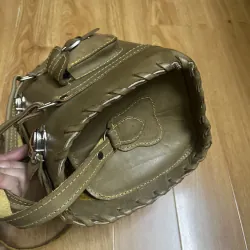 Túi nữ phom hộp 24x22x12 da mộc 2hand 996730