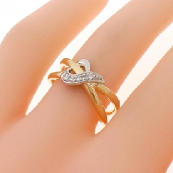 Nhẫn kim cương K18YG/PT900 0.05CT - Hàng hiệu Authentic 854918