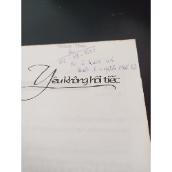 Yêu Không Hối Tiếc (2012) - Hân Như Mới 80% HCM.ASB2301 912936