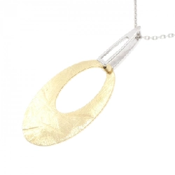 Dây chuyền kim cương K18YG/K18WG 0.15CT - Hàng hiệu Chính hãng 846914