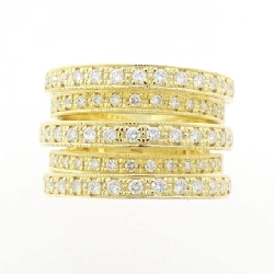 Nhẫn kim cương K18YG 0.70CT 670046