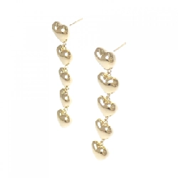 K18YG Bông tai hình trái tim - Hàng hiệu Chính hãng 867983