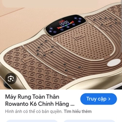 Máy rung toàn thân Rowanto K8 120 cấp độ