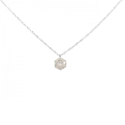 Dây chuyền kim cương Solitaire PT900/PT850 0.40CT - Hàng hiệu Chính hãng