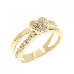 Nhẫn hồng ngọc hình trái tim K18YG 0.13CT