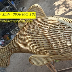 Đèn mây hình cá chính hãng ,đèn decor hình cá,đèn handmade hình cá 494582