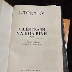 Chiến tranh và hoà bình (bìa cứng)  1013352