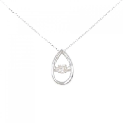 K18WG Dây chuyền kim cương 0.10CT - Hàng hiệu Chính hãng