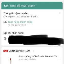 Son dưỡng môi có màu Menard Tk 36 992283
