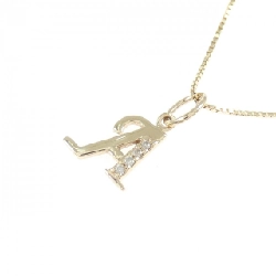 K10YG Chữ cái A Dây chuyền kim cương 0.02CT - Hàng hiệu Chính hãng 862071