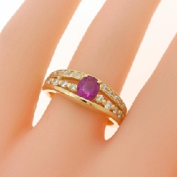 Nhẫn Ruby K18YG 0.61CT - Hàng hiệu Chính hãng 854942