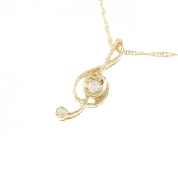 Dây chuyền kim cương nốt nhạc K18YG 0.07CT - Hàng hiệu Authentic 858959
