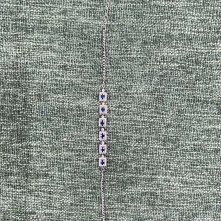 Lắc tay bạc 925 đính đá Saphire 994269