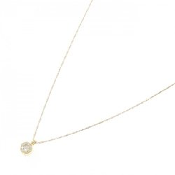 K18YG Solitaire Dây chuyền kim cương 0.304CT - Hàng hiệu Chính hãng 857230