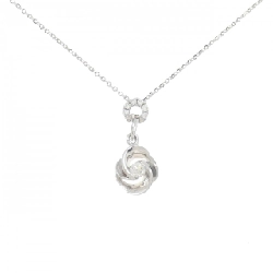 Dây chuyền kim cương 750WG 0.106CT - Hàng hiệu Chính hãng