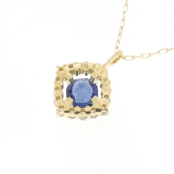 K18YG Sapphire Necklace 0.15CT - Hàng hiệu Authentic 860055