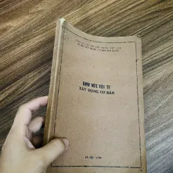 Định mức vật tư vây dựng cơ bản - 1988- sách bao cấp 1024270
