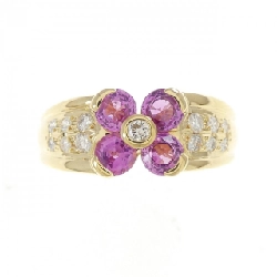 Nhẫn Sapphire Hoa K18YG 1.00CT - Hàng hiệu Chính hãng 854657