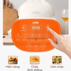 Nồi cơm điện lòng gốm tự nhiên UNIE URC815, mới 100%, nhỏ gọn, thông minh 714176