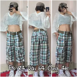 Quần túi hộp hiệu size L