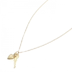 K18YG Mặt Dây Chuyền Hình Trái Tim × Chìa Khóa - Hàng hiệu Chính Hãng 861111