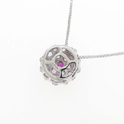 K18WG Đá màu Dây chuyền - Hàng hiệu Chính hãng 861032