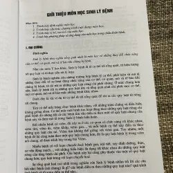 SINH LÝ BỆNH HỌC (Dùng cho dối tượng cử nhân điều dưỡng) 1029861