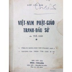 Việt Nam tranh đấu sử - Tuệ Giác ( sách đóng bìa còn bìa gốc ) 124227