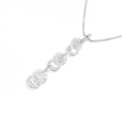 K18WG Dây chuyền kim cương ba viên 0.50CT - Hàng hiệu Chính hãng 861352