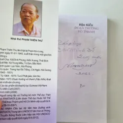 Hậu Kiều đoạn trường vô thanh, có thủ bút tác giả 1029234