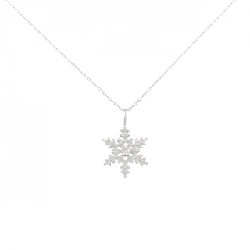 Dây chuyền kim cương tuyết PT950/PT850 0.02CT - Hàng hiệu Chính hãng